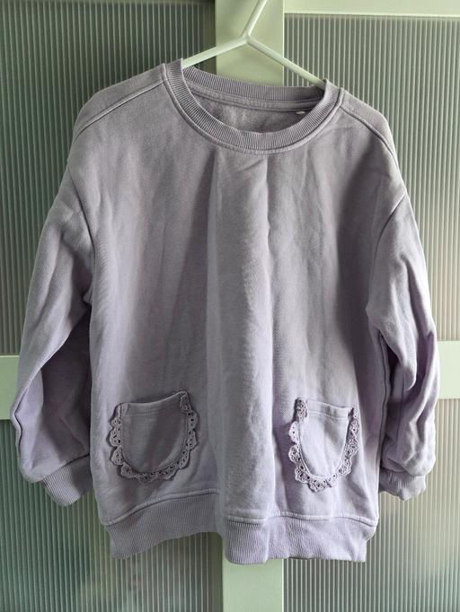  — Age 5-6 GEORGE lilac sweatshirt