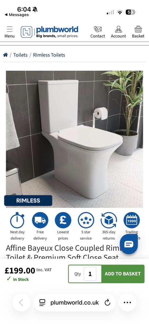  — Toilet