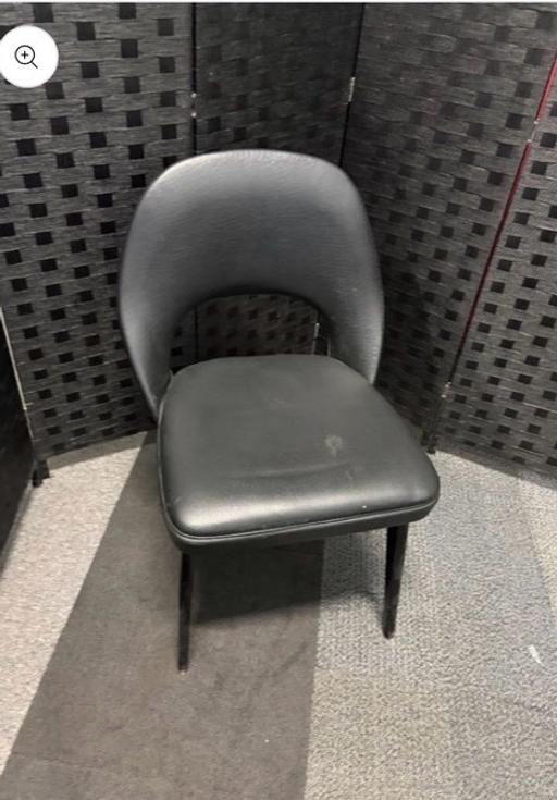  — vintage inspired, open-back armchair