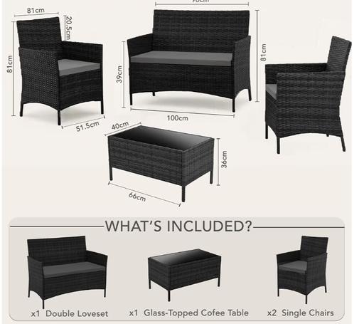  — Garden funiture suite