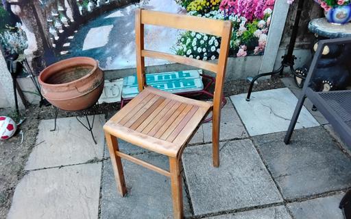  — 1950s child's Sunday school chair industrial