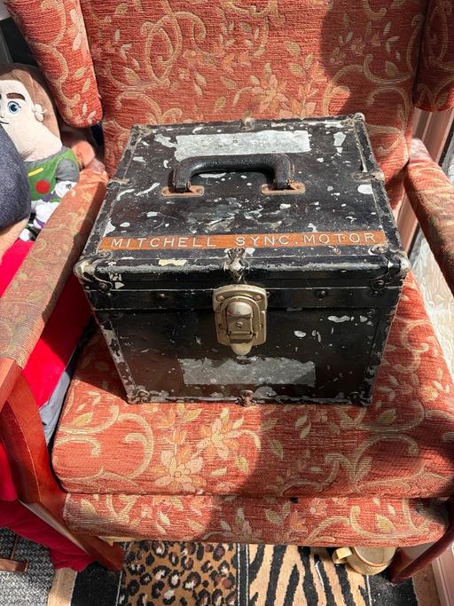  — Vintage sync motor storage box case box