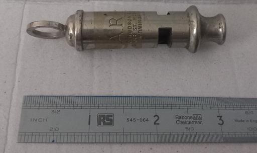  — World War II J. Hudson Air raid whistle