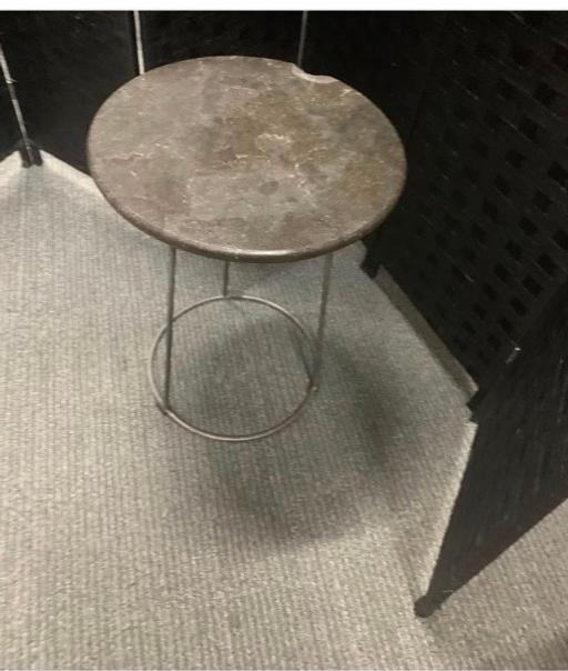  — Loaf industrial style accent end table