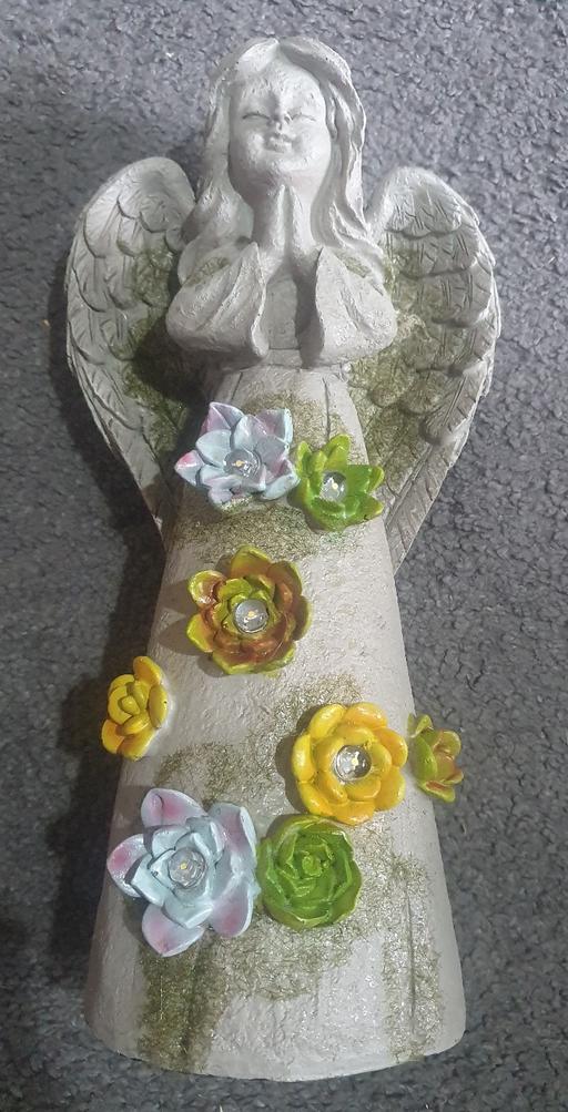  — Solar Light Up Garden Angel