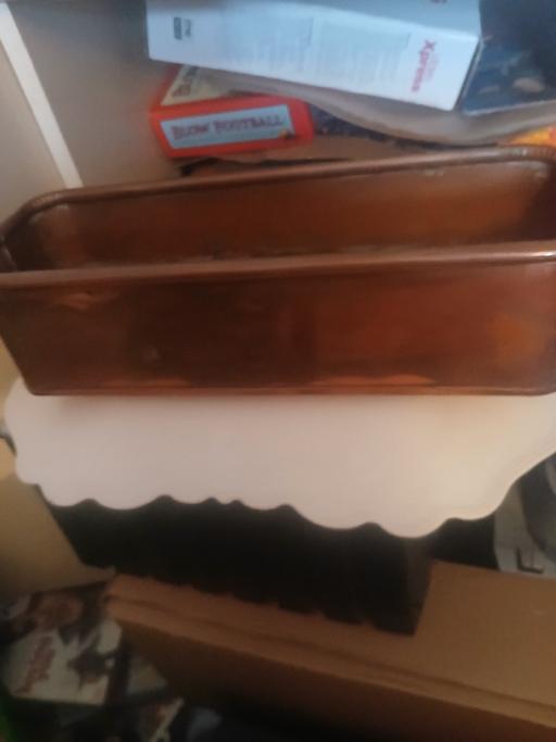  — copper planter pot 12 ins