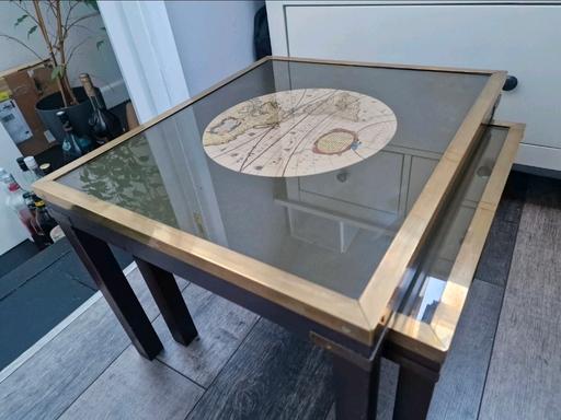  — 2 MAISON JANSEN Vintage Tables