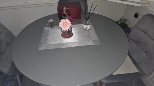  — table and 4 chairs