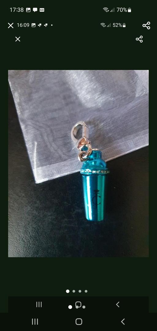  — juicy couture cocktail  shaker charm