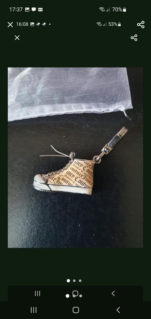  — juicy couture trainer charm