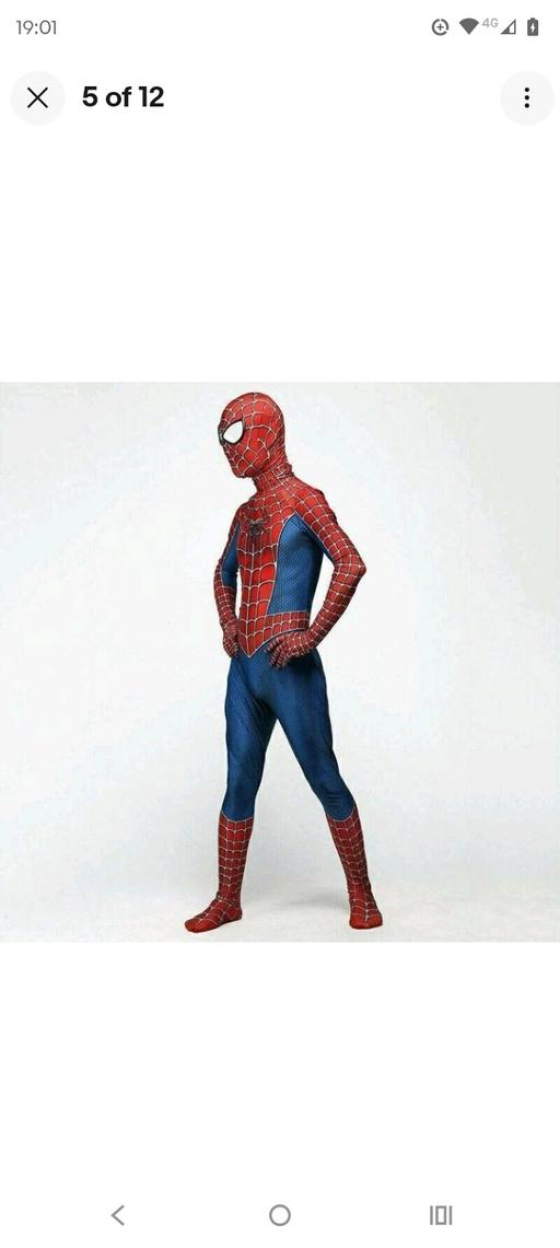  — Spiderman costume age 13-14years