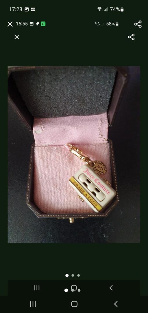  — juicy couture limited edition charm