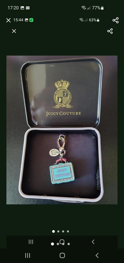  — juicy couture limited edition charm