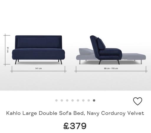  — Large double sofa bed