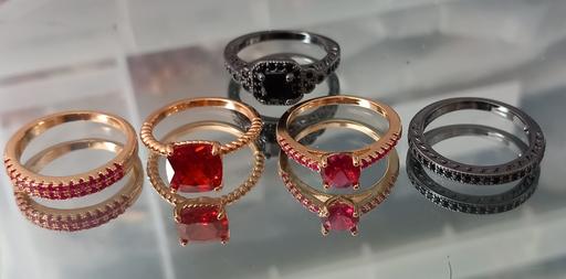  — High quality multi gemstone rings