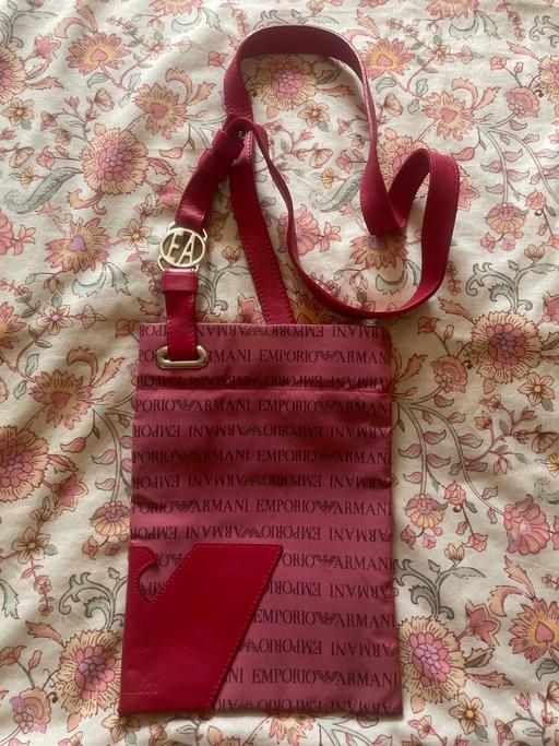  — Armani cross body bag