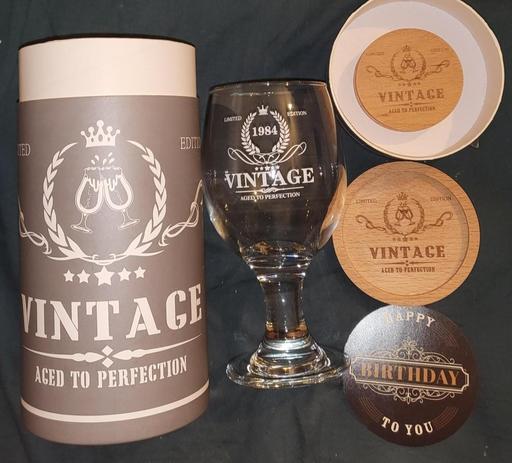  — 1984 beer glass