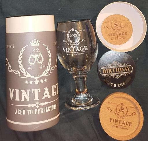  — 2003 beer glass