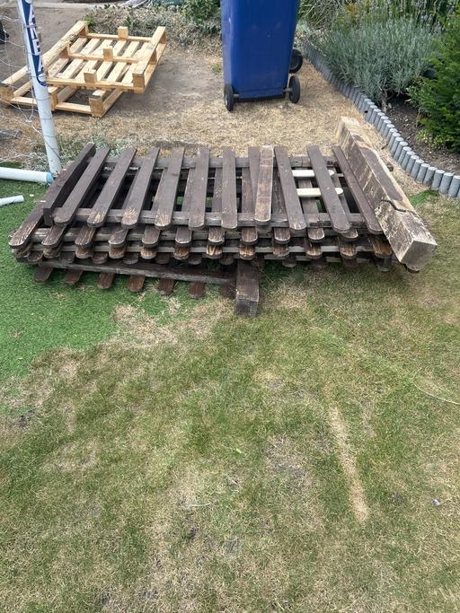  — Green fence with gate and posts for sale