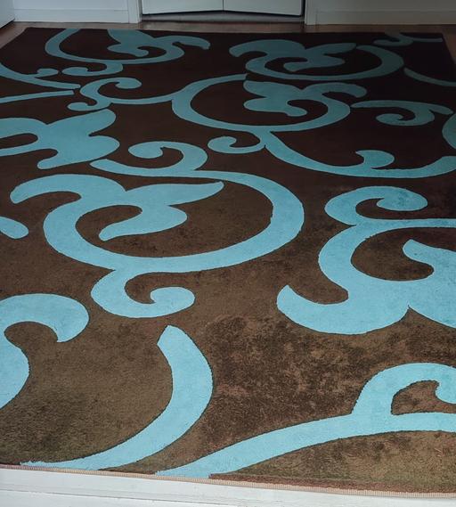  — Modern Blue & Brown Area Rug (200x290 cm)