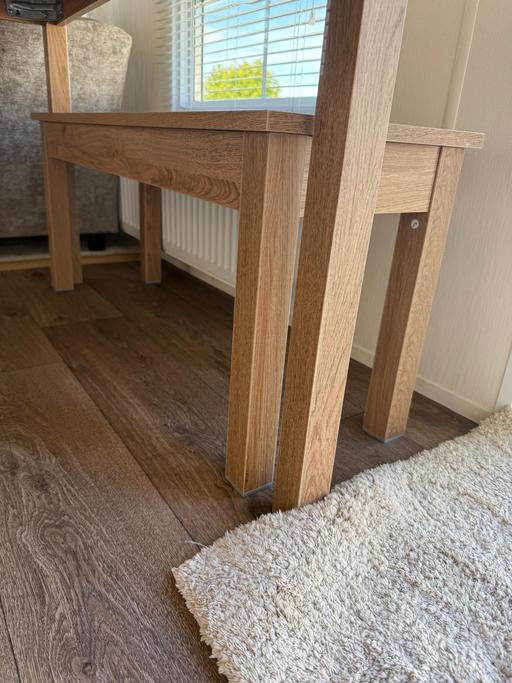  — table amd two benches