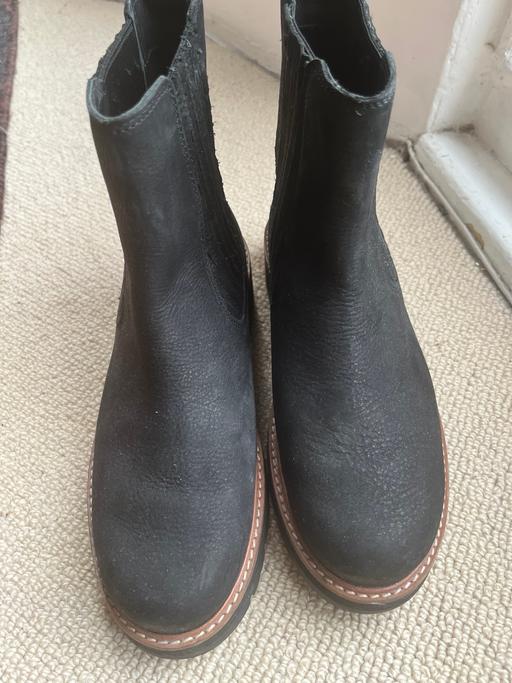  — Clarks Orianna Nubuck Boots, Black