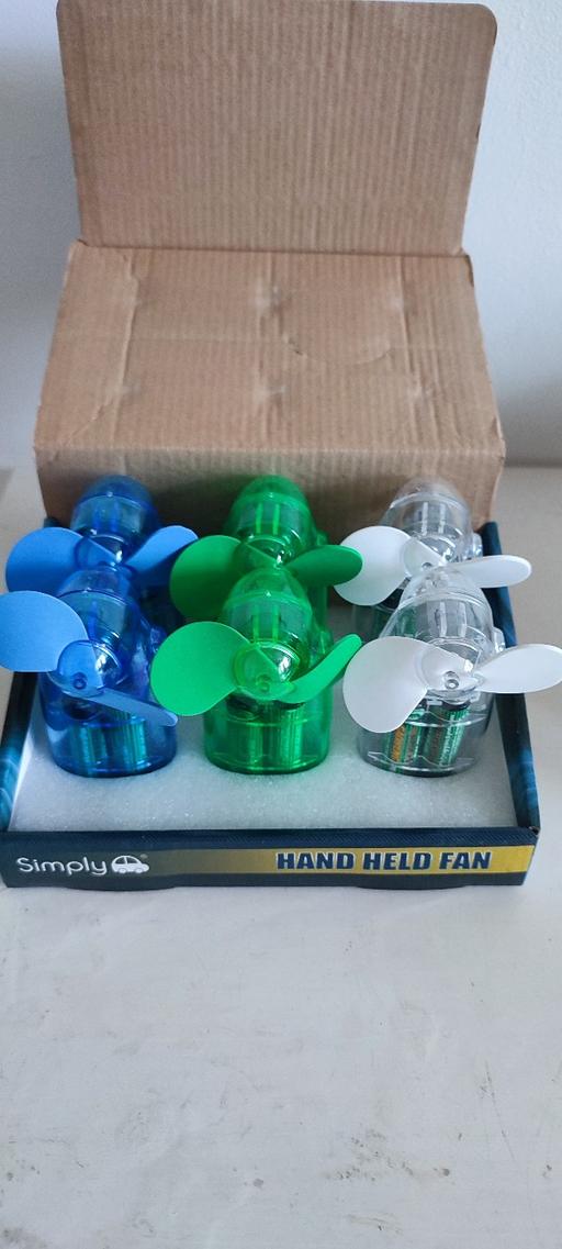  — 6 Brand New Handheld Mini Fans (Set of 6)