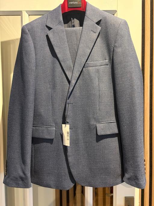  — Mens Blue Slim Fit Suit