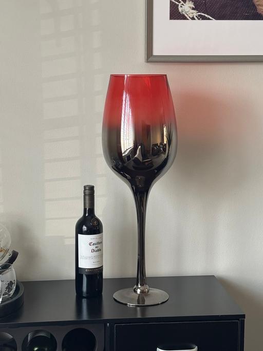  — Large wineglass - bar decor, glass