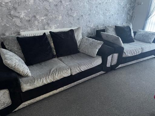  — 3 piece sofa set (3,2 & swivel chair)