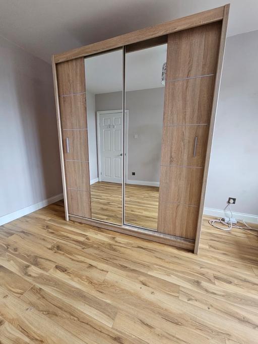  — Sliding mirrored wardrobe . Sturdy 