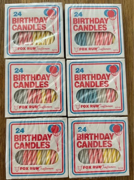  — 6 packs of candles