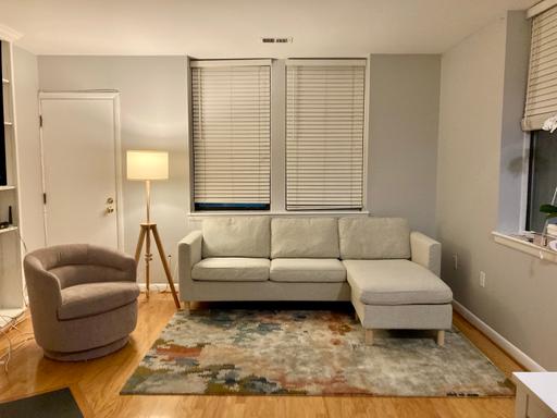  — Sofa with chaise lounge - delivery included