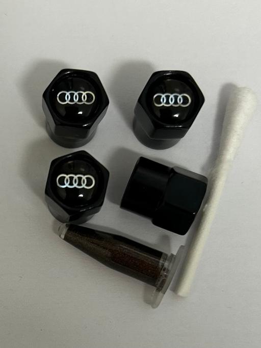  — Audi Tyre valve caps with grease