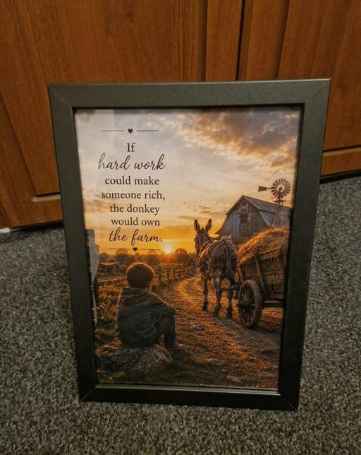  — Framed A4 wall art