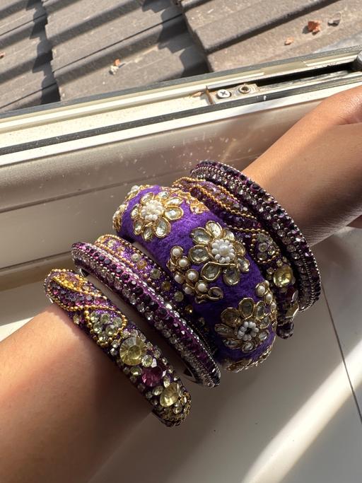  — purple set bangles