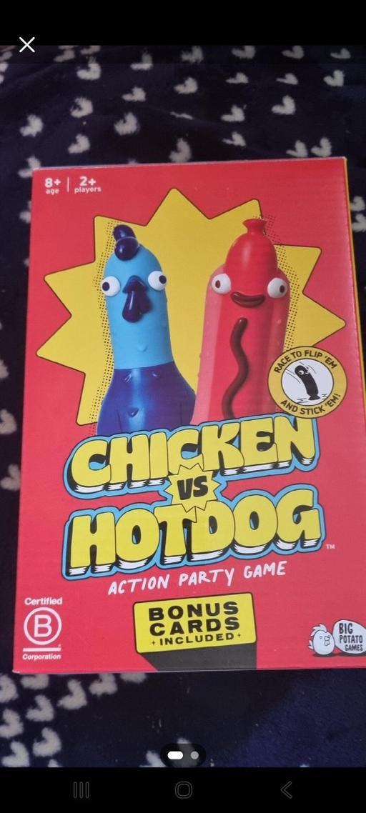  — Chicken vs hotdog game £6