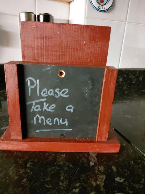  — Chalkboard Sign with 3 sections