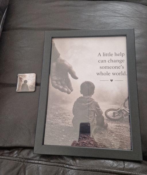  — Framed Print with Matching Fridge Magnet