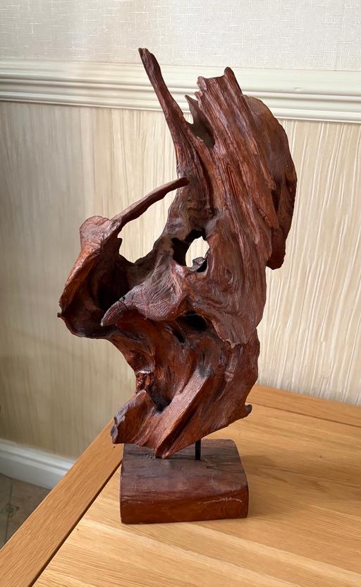  — Solid wood sculpture