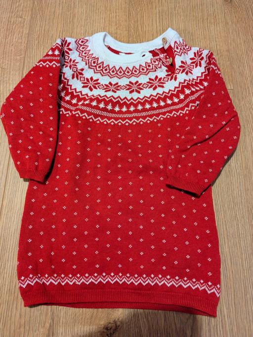  — 12-18 months baby girls xmas dress