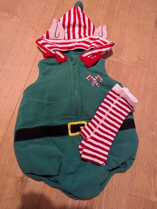  — 12-18 months baby elf xmas outfit