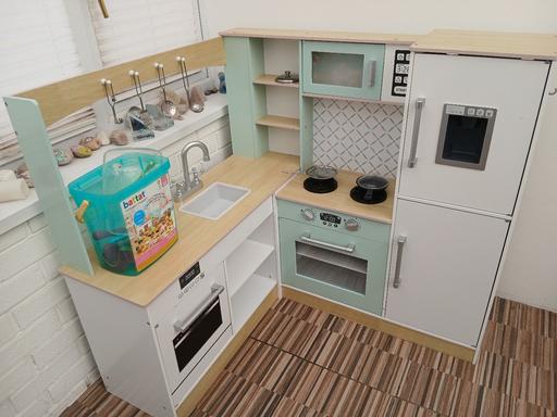  — luxury wooden play kitchen