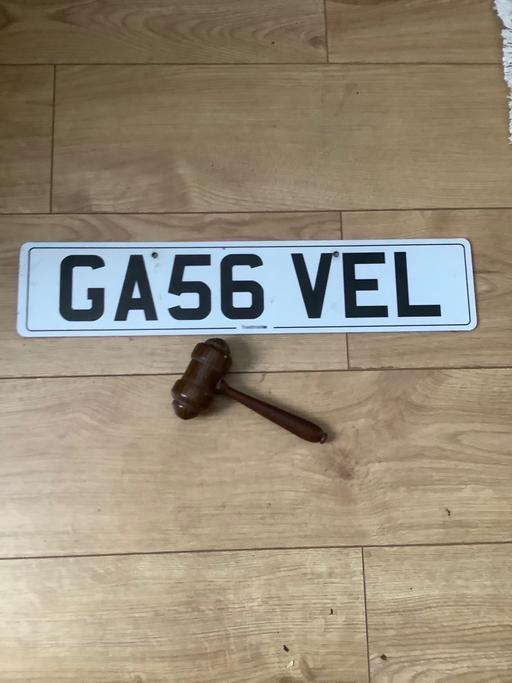  — Cherished number plate