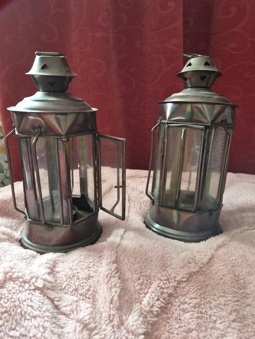  — vintage style lanterns (pair)