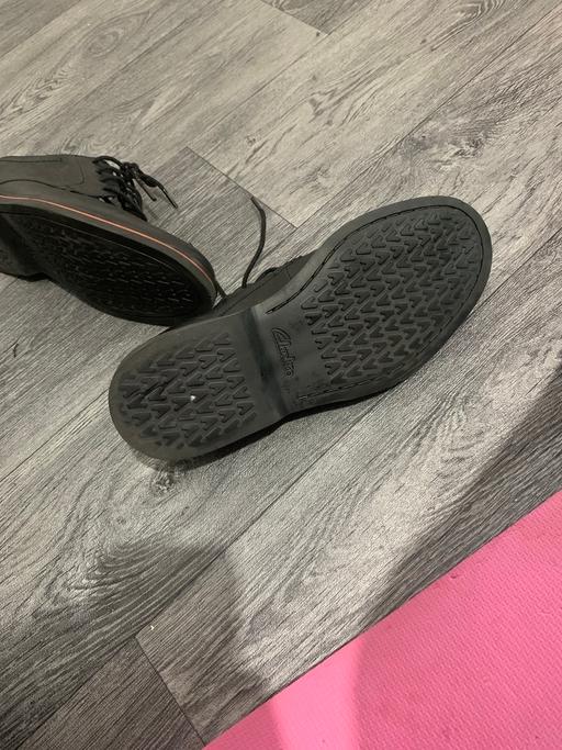  — Black men’s Clark’s shoes. Collect only