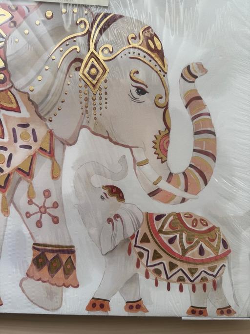  — Elephant canvas picture (or free, see below)