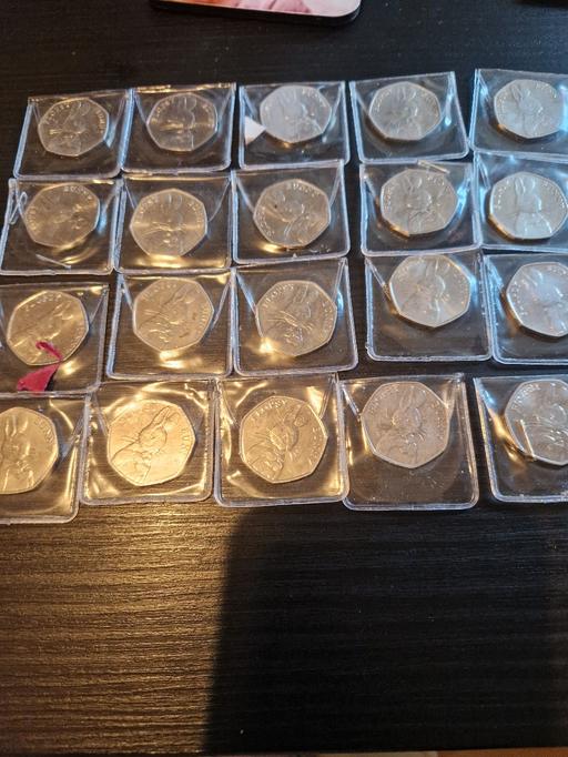  — 2018 flopsy bunny 50p coins x  20