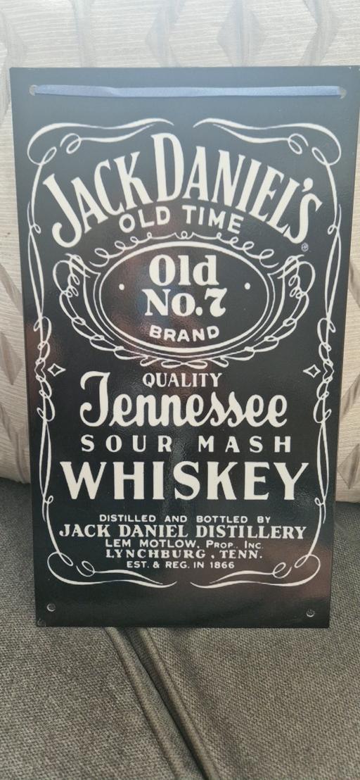  — metal whisky bar sign