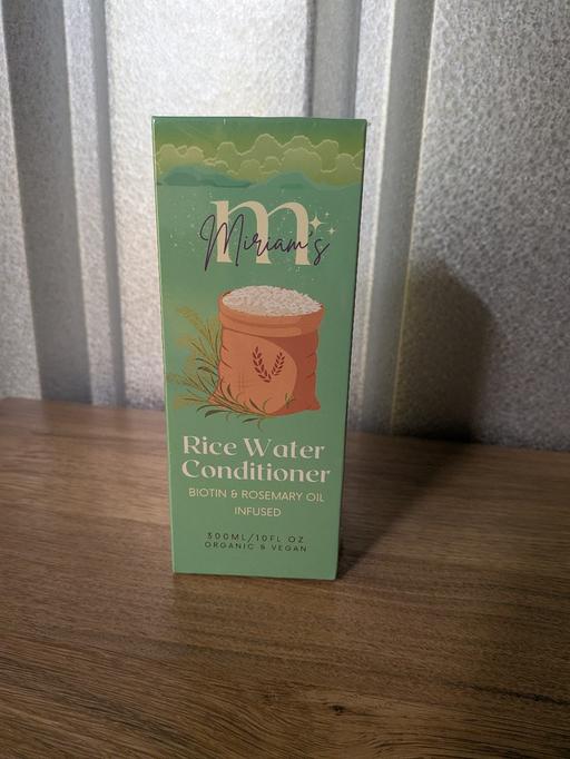  — New Miriam's rice water conditioner